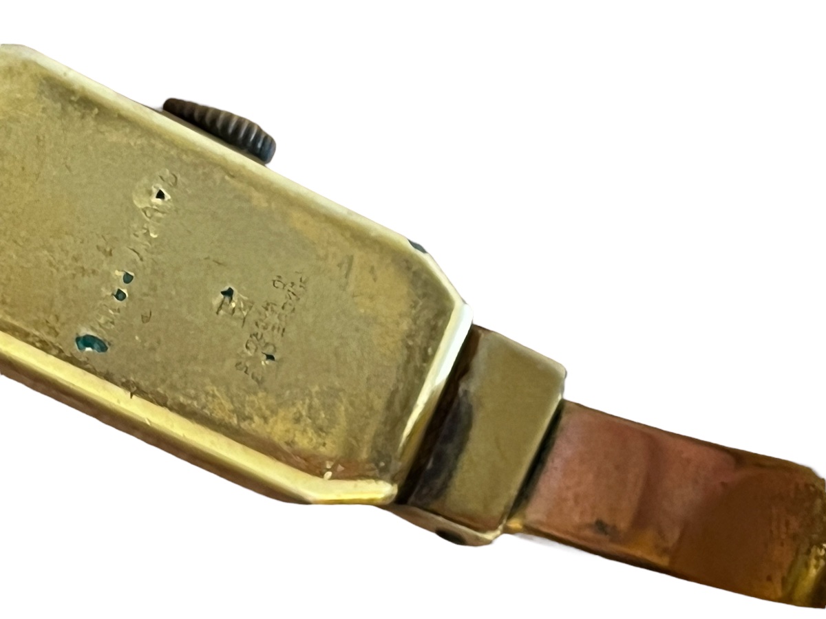 Rare montre Cauny Prima Ancre 17 Rubis – Bracelet jonc d’origine-photo-1