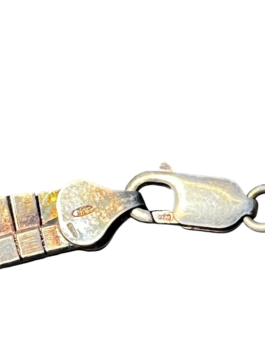 Collier à la Cléopâtre en Argent - Vintage des Années ‘50-photo-1