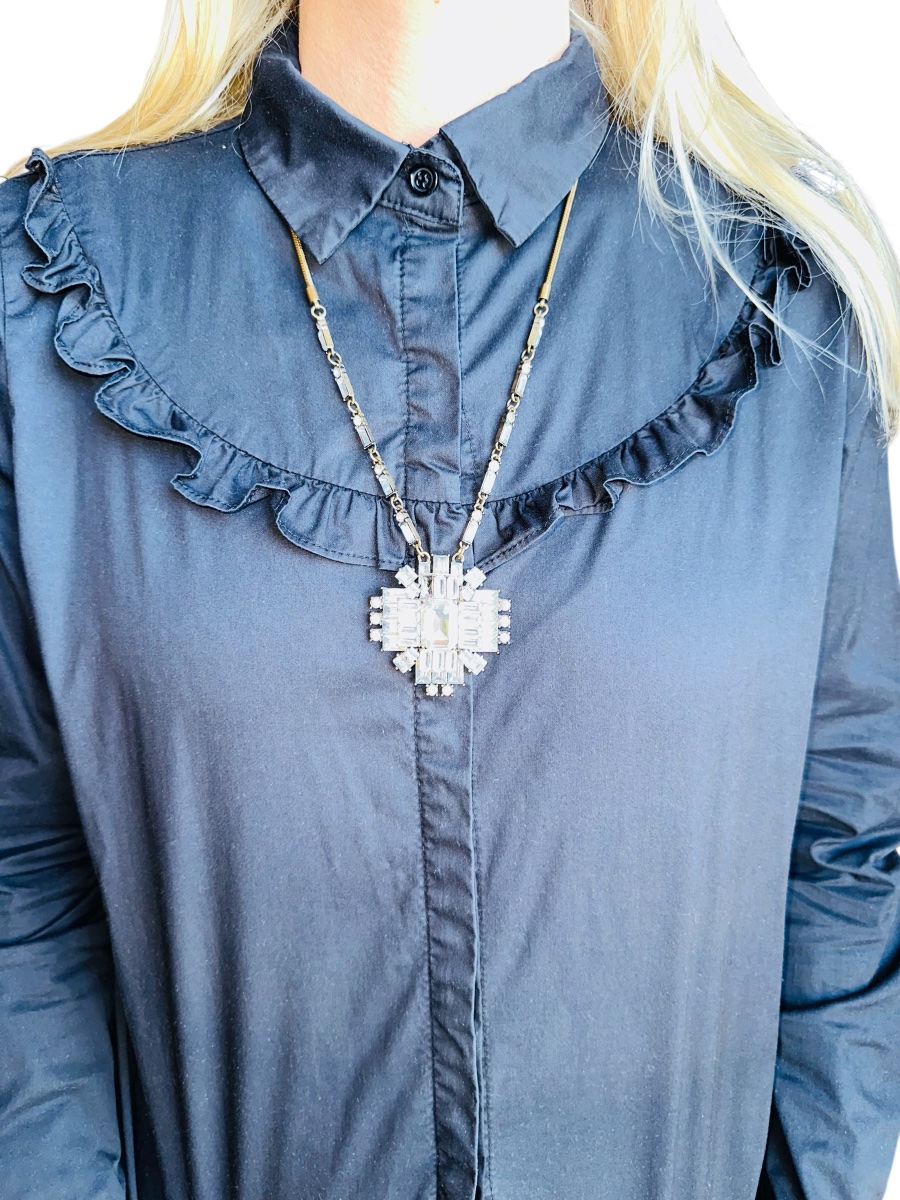 Roman Style Necklace - 1950s Parisian Fantasy -photo-3