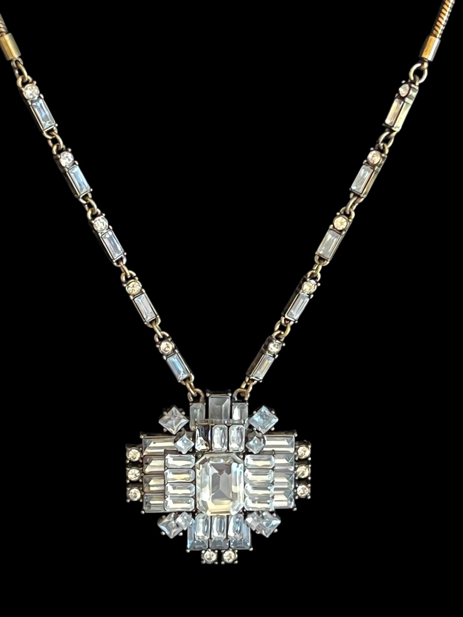 Roman Style Necklace - 1950s Parisian Fantasy -photo-1