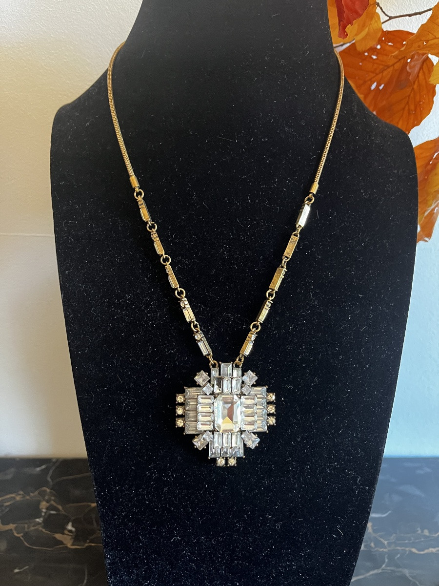 Roman Style Necklace - 1950s Parisian Fantasy -photo-5