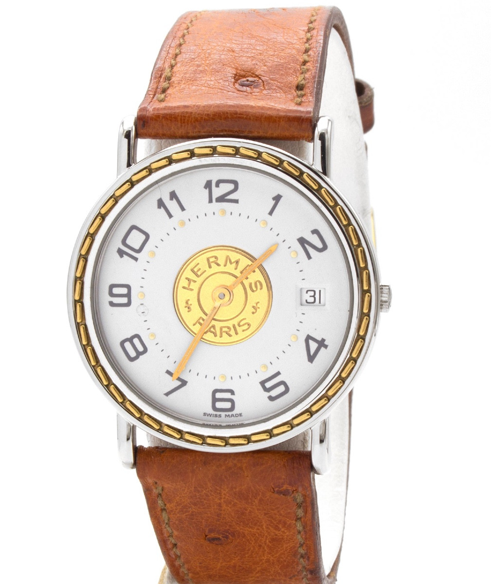 Hermès – Montre Sellier vintage avec papiers et écrin d’origine (1995)