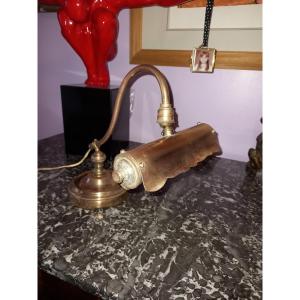 Lampe De Bureau En Bronze