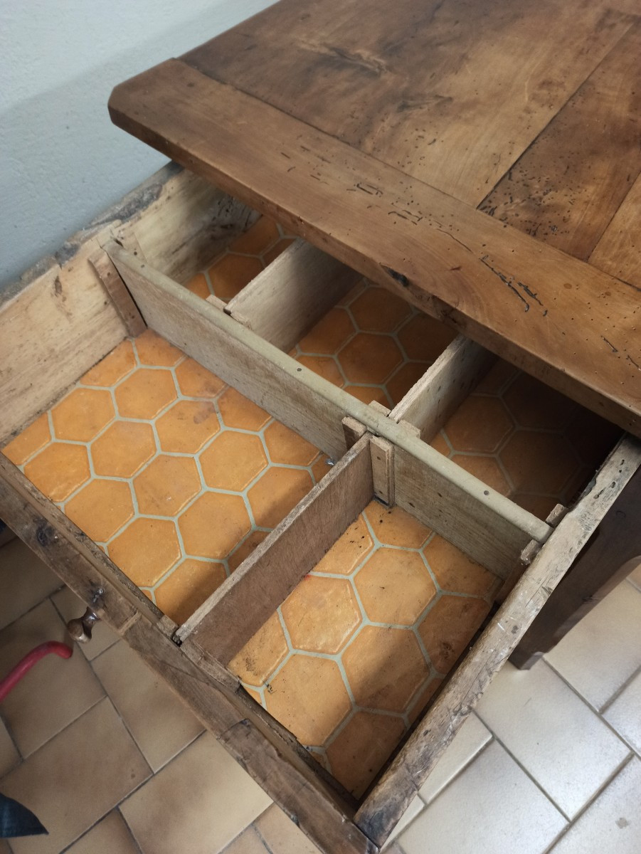 19th Century Farmhouse Table-photo-3