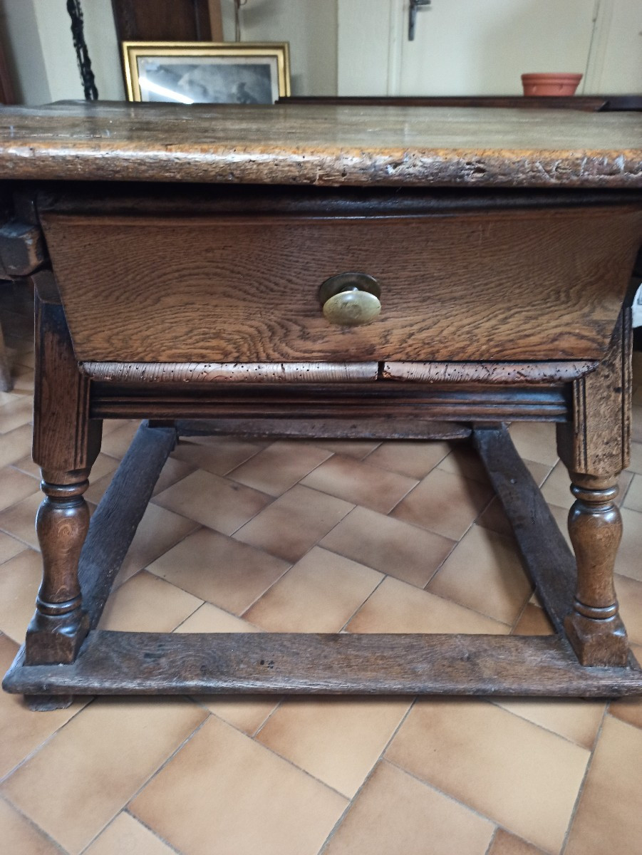 Table de changeur d'époque XVIIe siècle-photo-2