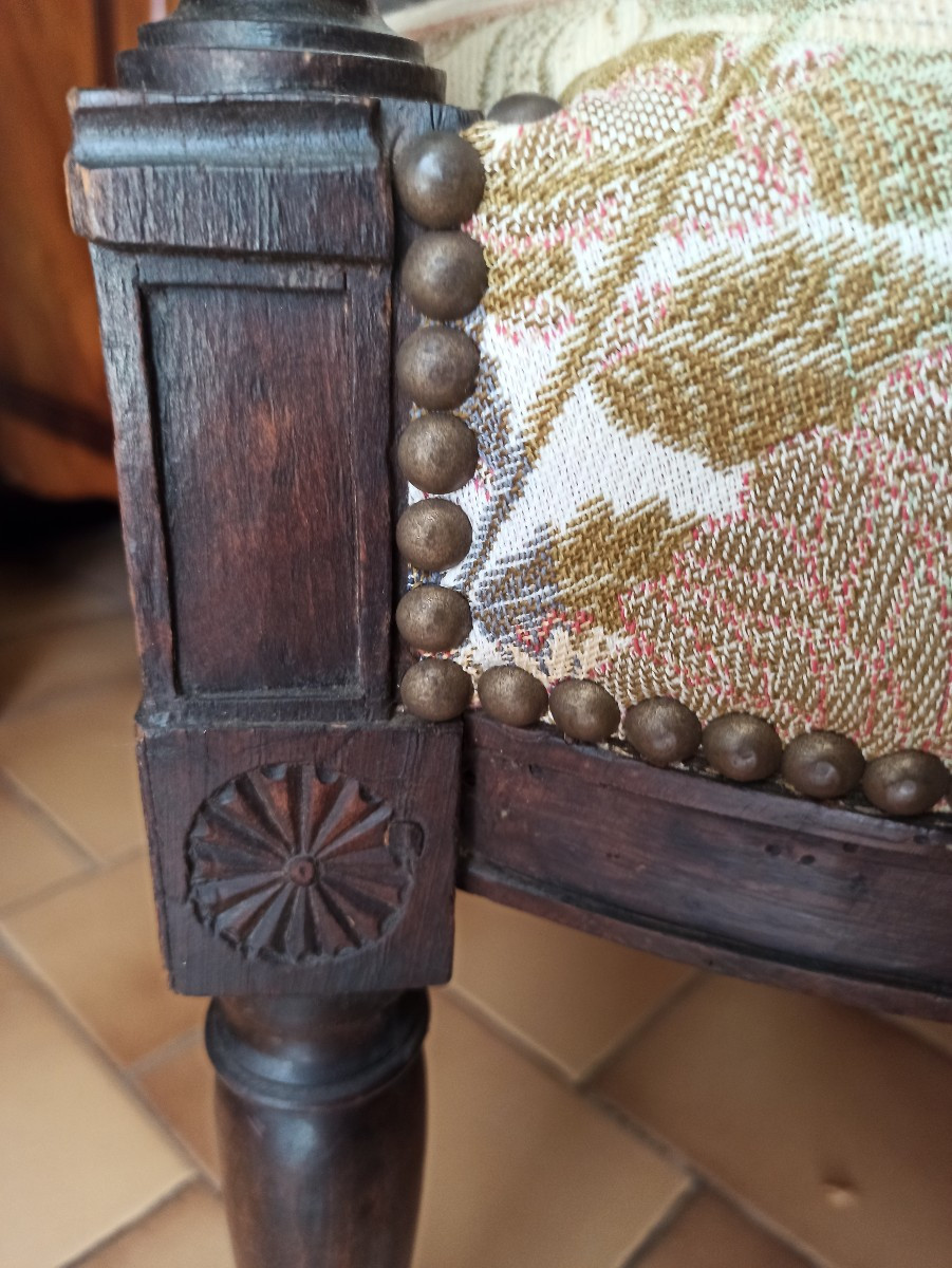 Pair Of 18th Century Directoire Armchairs-photo-2