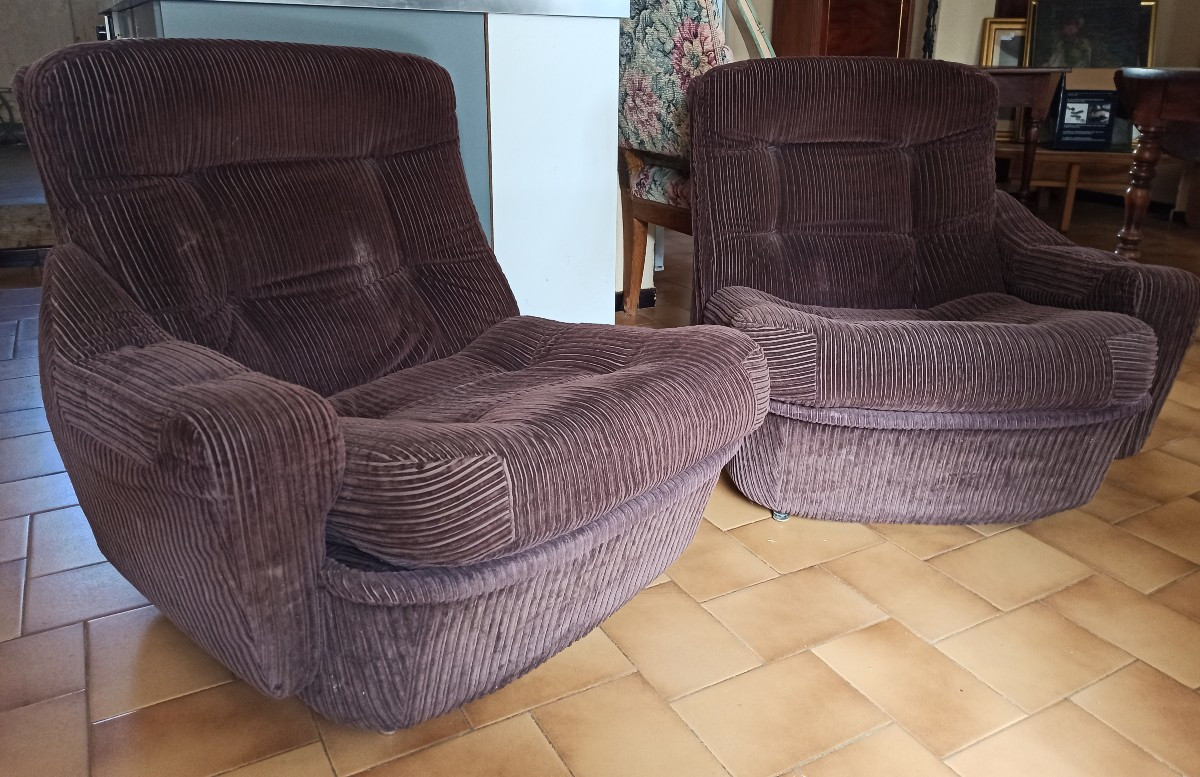 Airborne Michel Cadestin Modular Armchairs