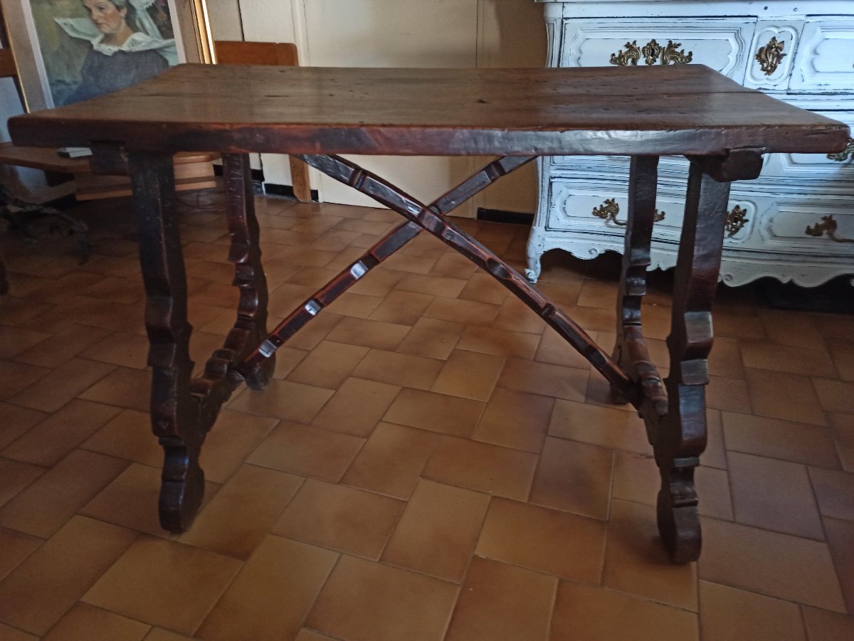 Table en noyer Espagne XVIIe siècle-photo-2