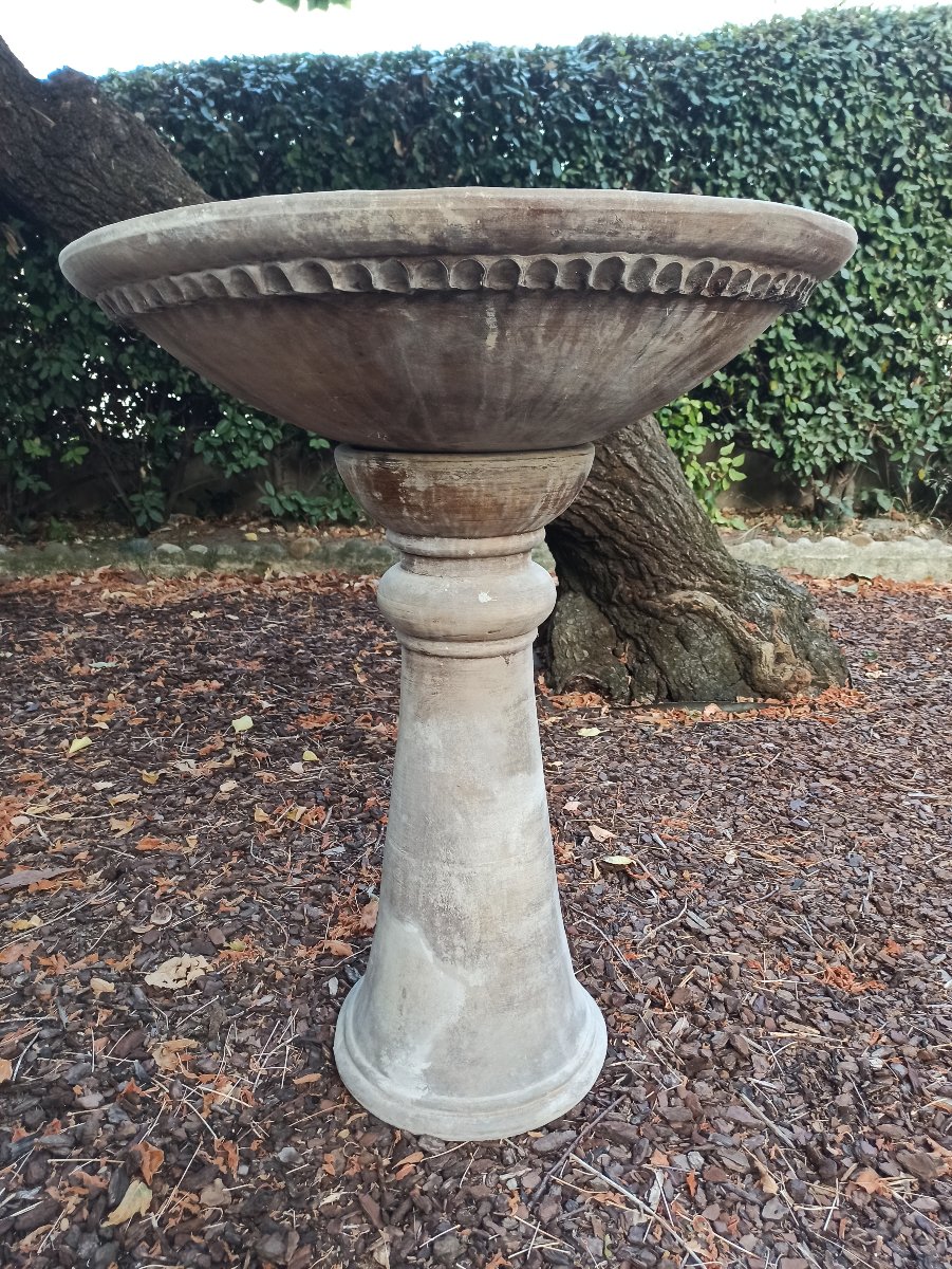 Importante jardinière en terre cuite-photo-2