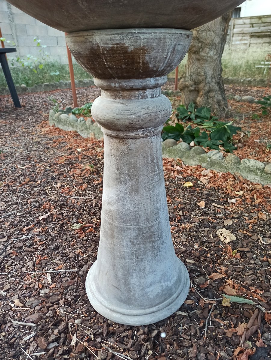 Importante jardinière en terre cuite-photo-1