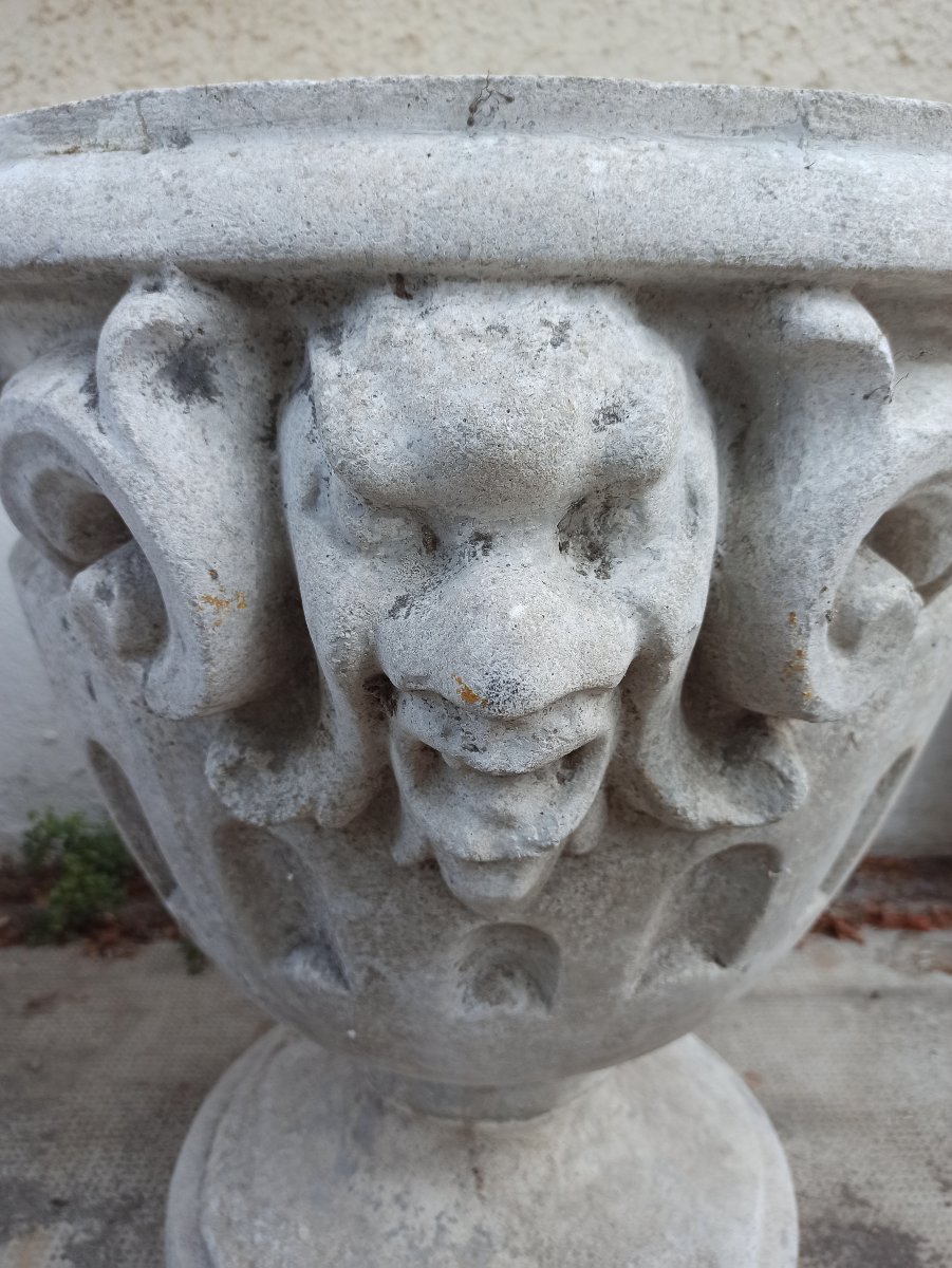 Grande paire de vasques de jardin-photo-4