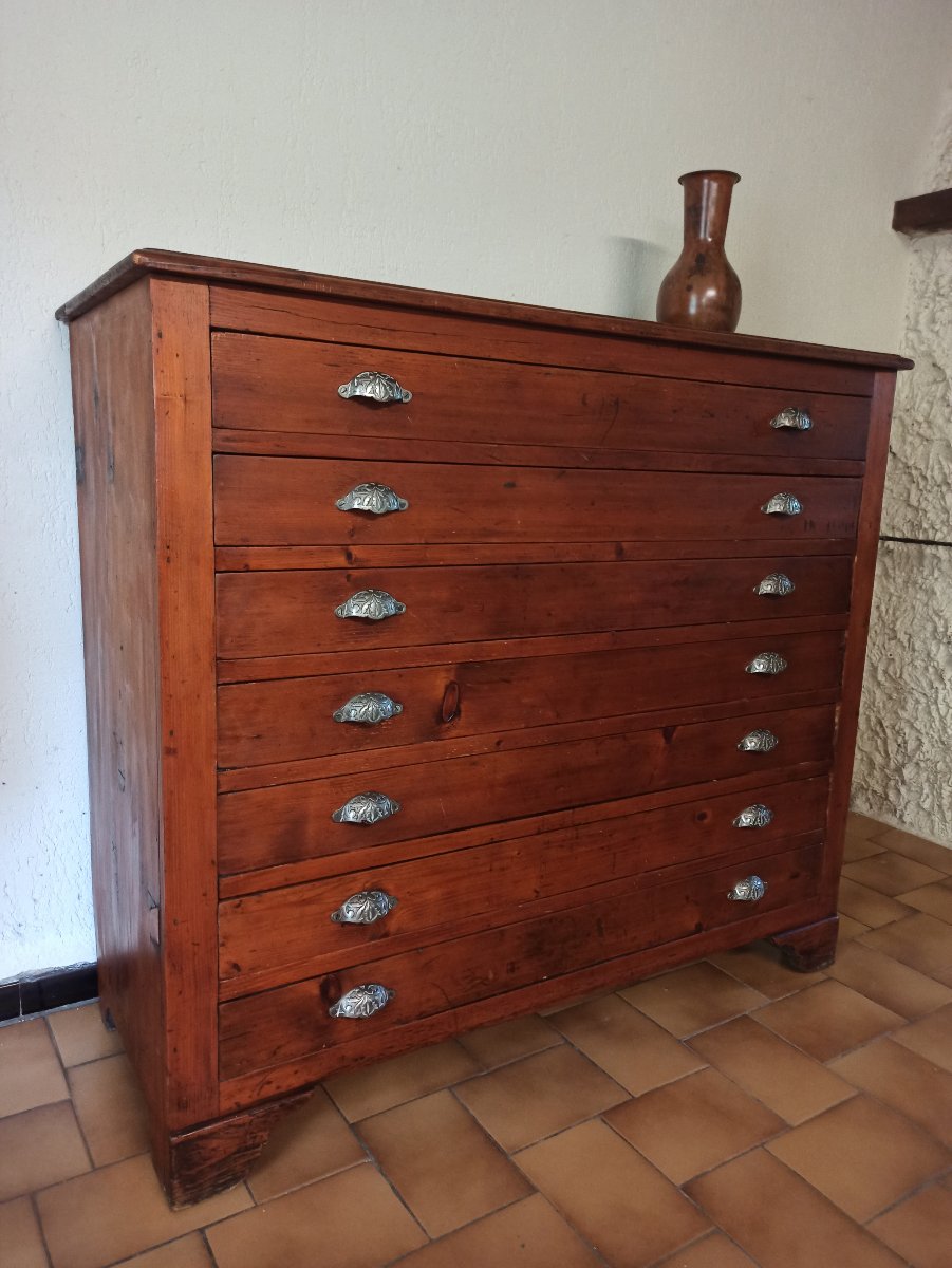 Craft Cabinet In The Style Of A Weekly Chest Of Drawers