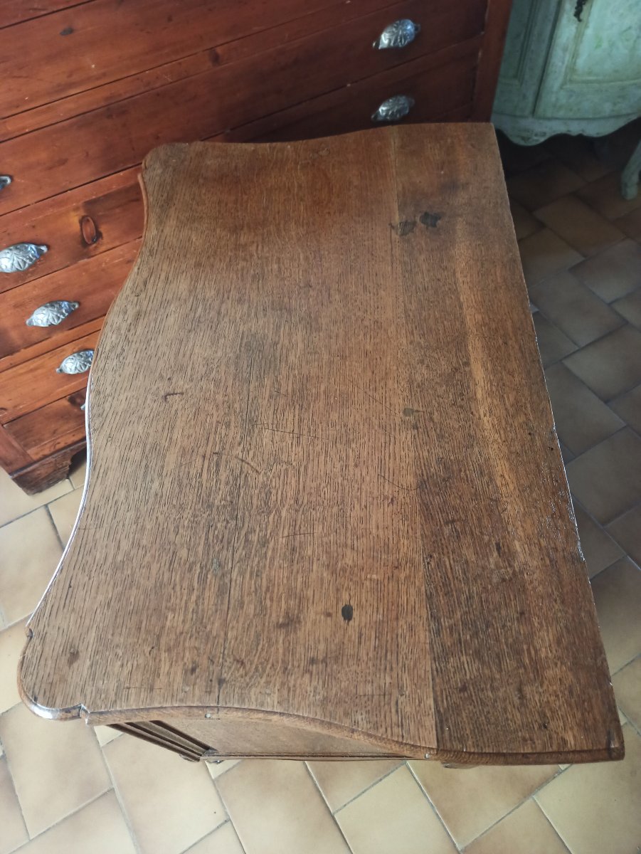 Petite commode XVIIIe siècle Bretagne-photo-4