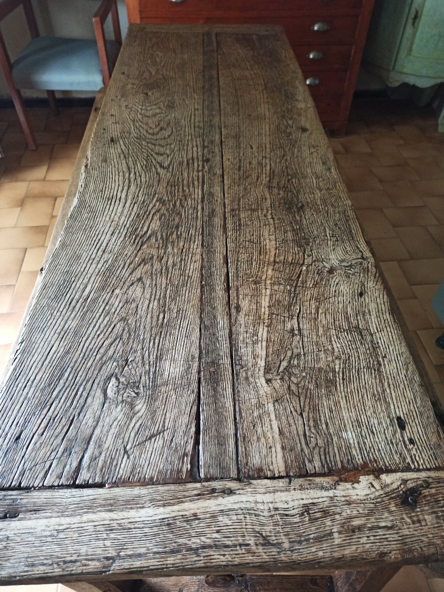 Cévennes-style Farmhouse Table And Benches -photo-3