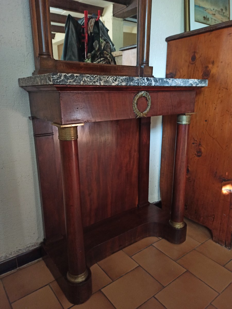 Console et miroir Empire-photo-2