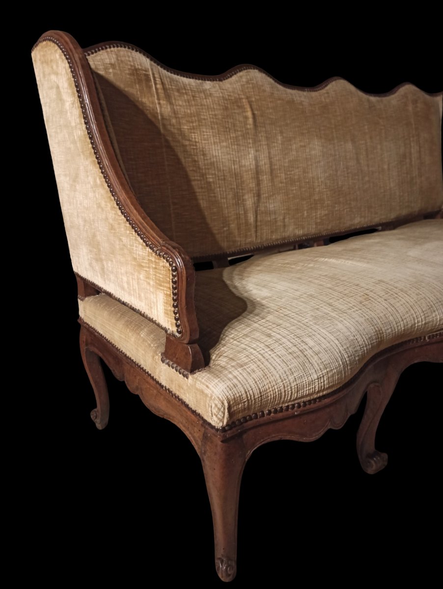 18th-century Wingback Bench-photo-3