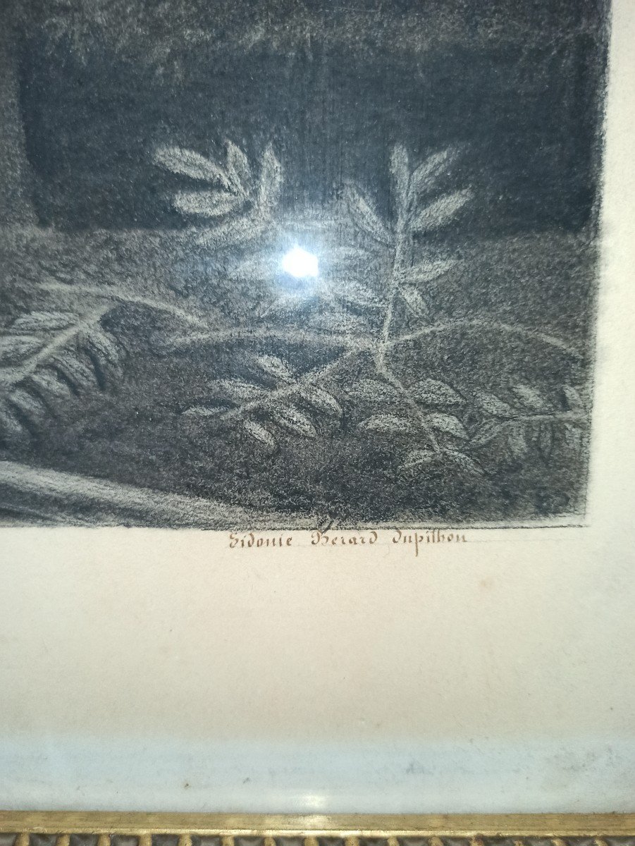 Important Charcoal 'atala Au Tombeau' From 1823-photo-4