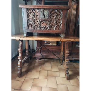 Petit Coffre d'époque Gothique XVIe Siècle