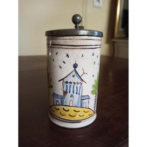 Chope faïence Allemagne XVIIIe siècle