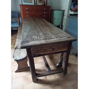 Cévennes-style Farmhouse Table And Benches