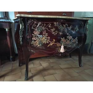 Coromandel Lacquer Chest Of Drawers