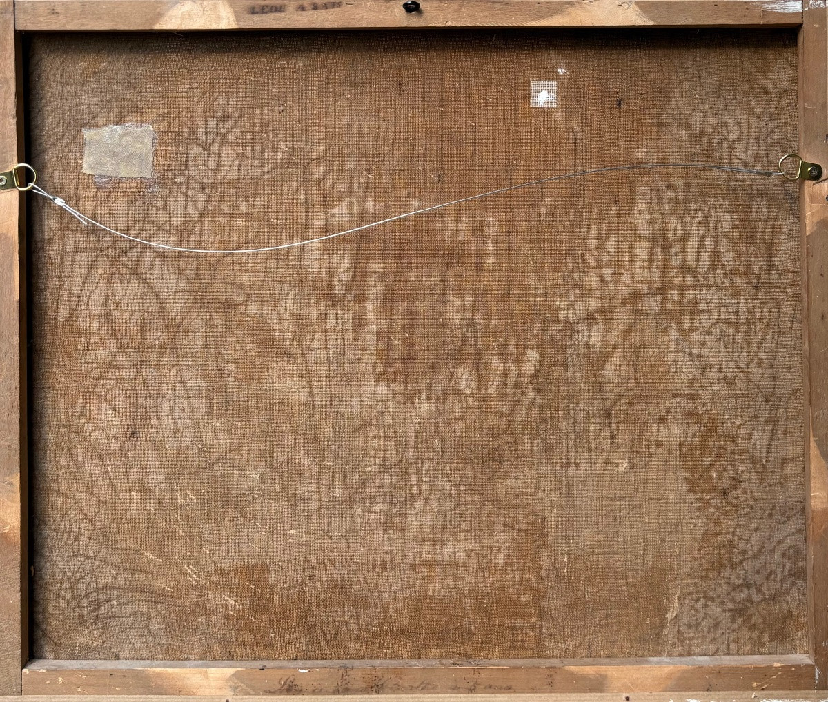 École française vers 1810  Empire Enfants étudiant la Géographie tableau ancien -photo-3