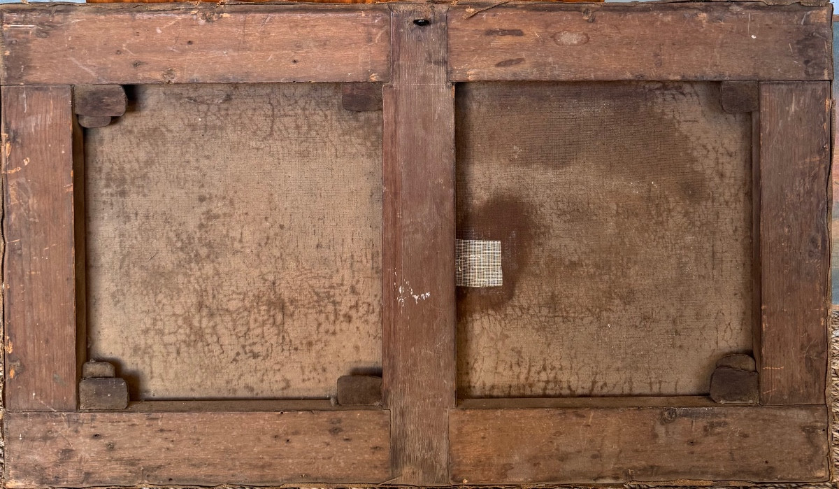 Eugene Fines (1826-1884) Belle-ile-mer Bord De Mer Bretagne Oil On Canvas-photo-1