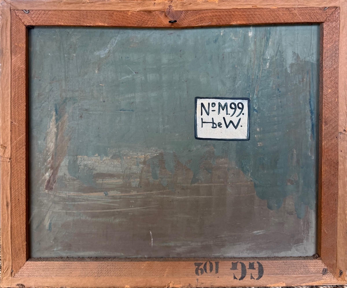 Henry De Waroquier (1881-1970) Still Life Oil On Panel Antique Painting-photo-2