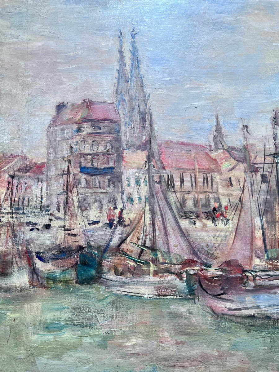 Port Scene Painting-photo-3