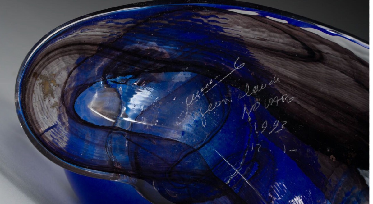 Blown Glass Sculpture "homage To Caesar"-photo-2