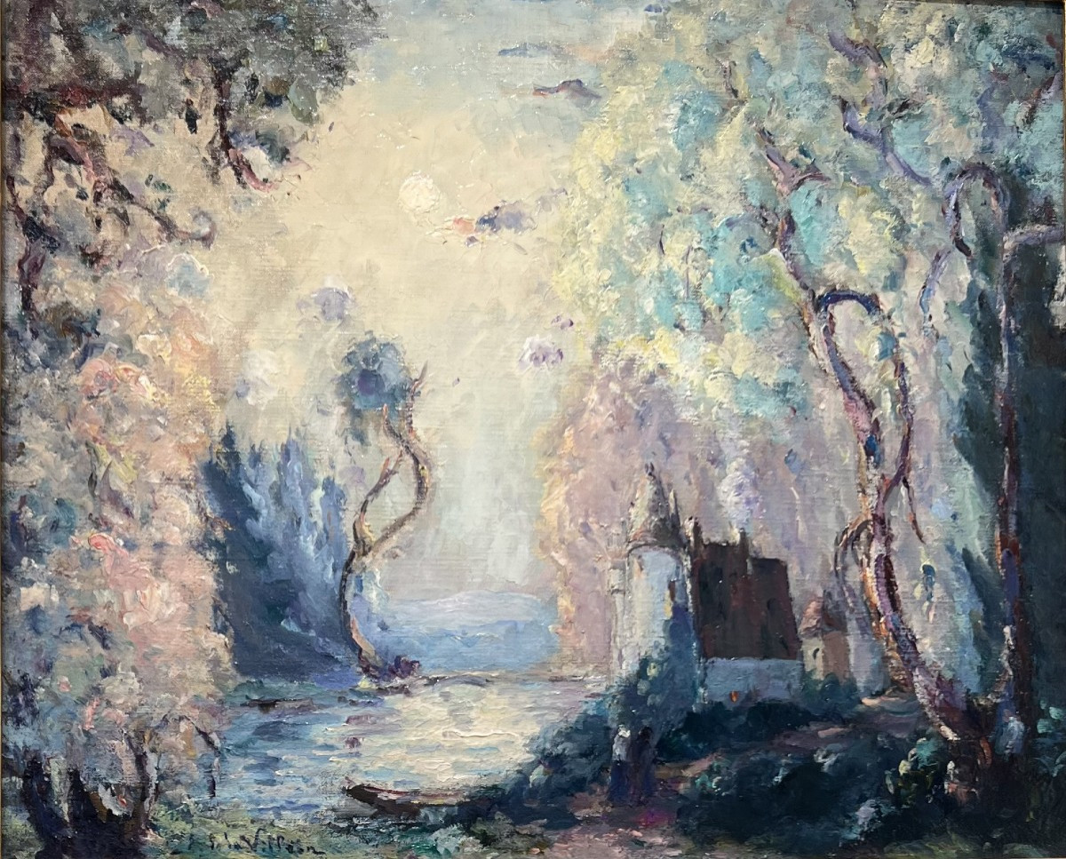 Tableau  Emmanuel de LA VILLEON   1858 -1944-photo-2