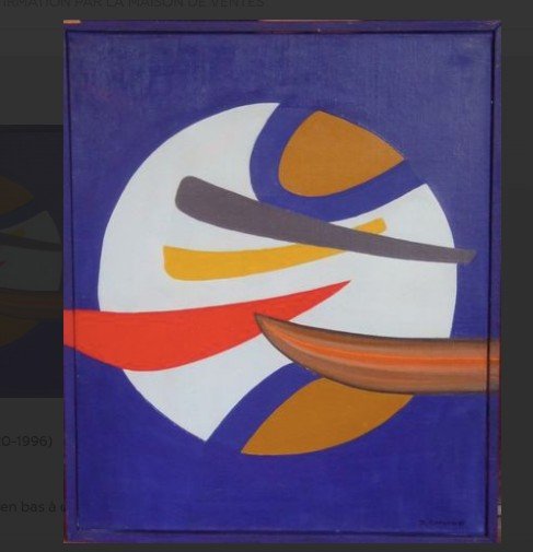 Painting - Oil On Canvas By James Pichette - 1920 - 1996-photo-2