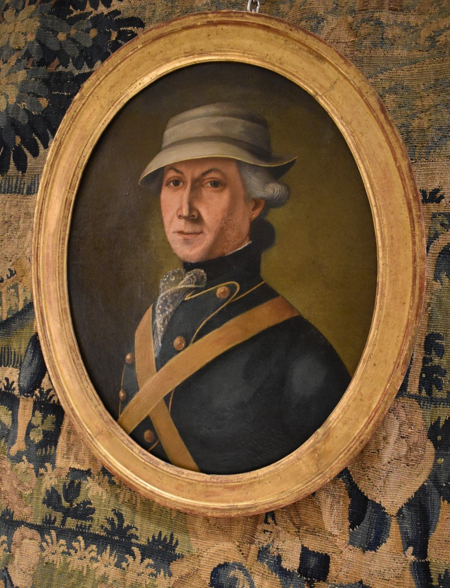 Portrait d'Homme Epoque Louis XVI XVIII ème-photo-2