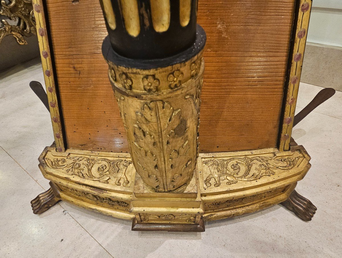 Harp Signed "naderman In Paris" Around 1800 Empire Period 19th-photo-4