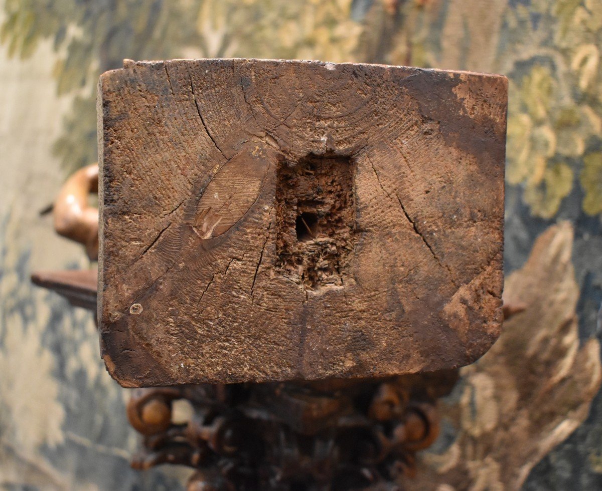 "saint Michael The Archangel" In Carved Wood XVIII-photo-8