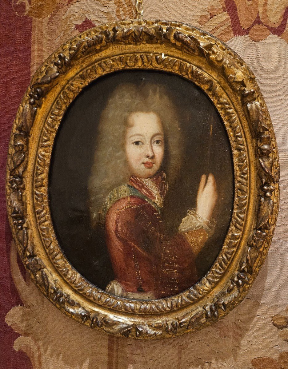 "louis XV And Marie Leczinska Children" Follower Of Pierre Mignard Regency Period Early 18th Century-photo-4