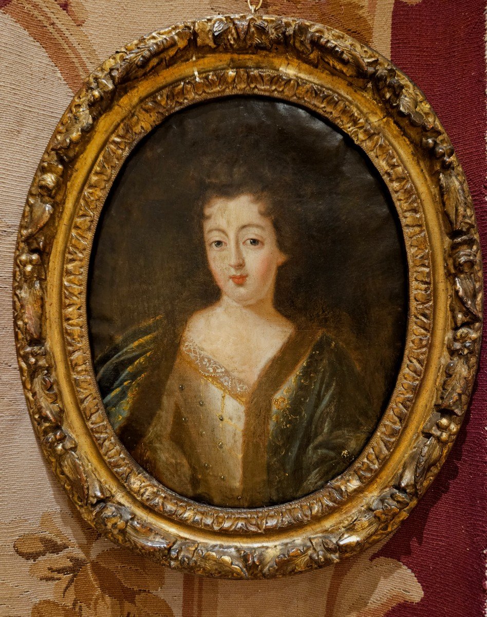 "louis XV And Marie Leczinska Children" Follower Of Pierre Mignard Regency Period Early 18th Century-photo-1