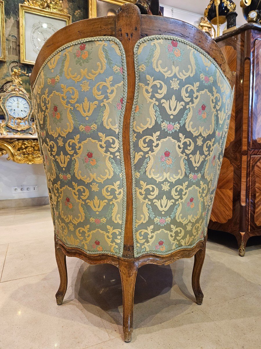 Importante Bergère Estampillée PH.Poirie Epoque Louis XV XVIII ème -photo-3