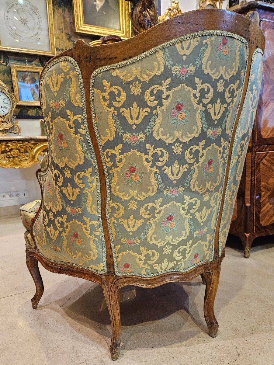 Importante Bergère Estampillée PH.Poirie Epoque Louis XV XVIII ème -photo-7