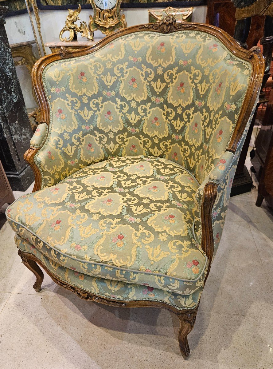 Importante Bergère Estampillée PH.Poirie Epoque Louis XV XVIII ème 