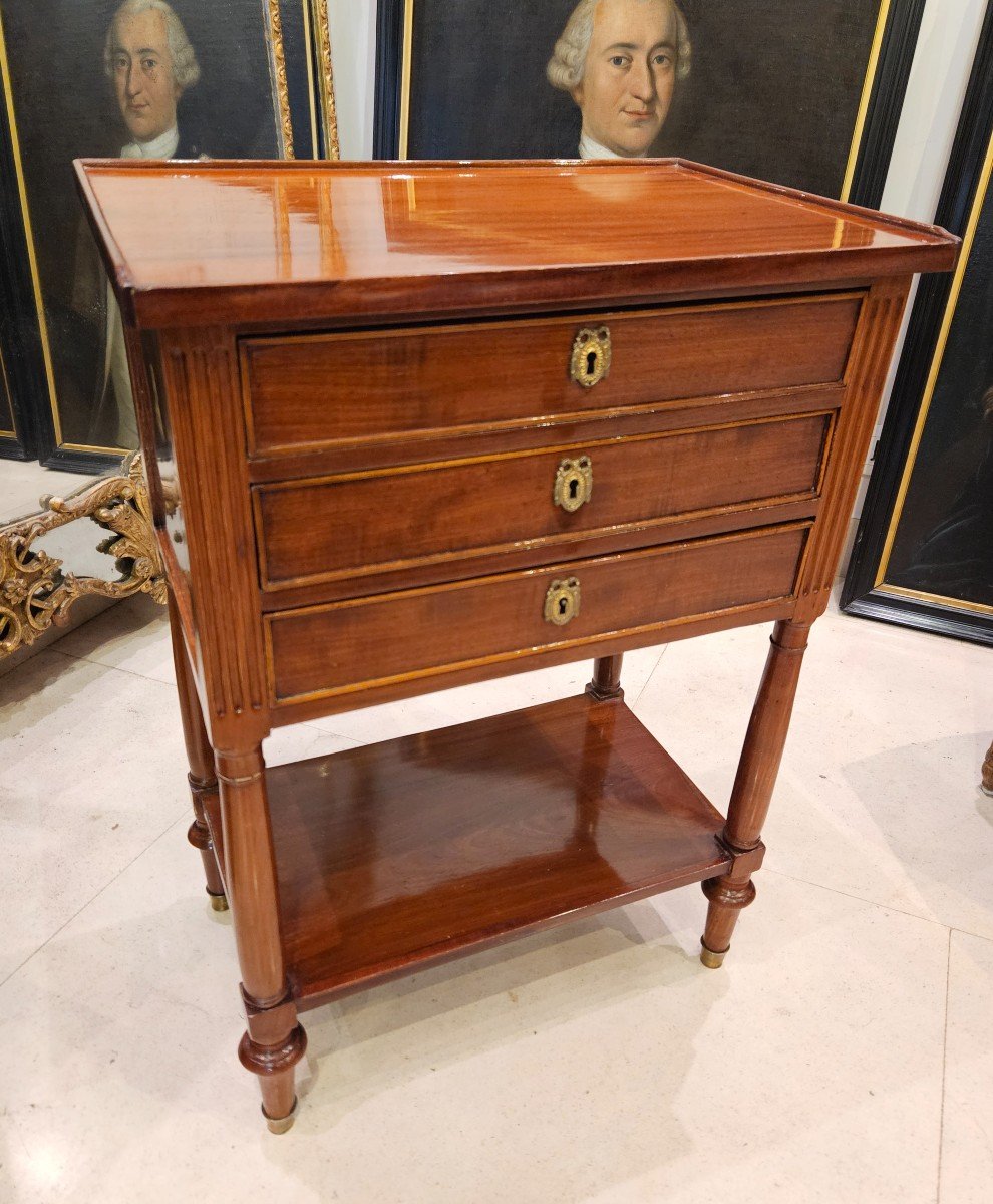 Table De Salon En Acajou Epoque Louis XVI XVIII ème 