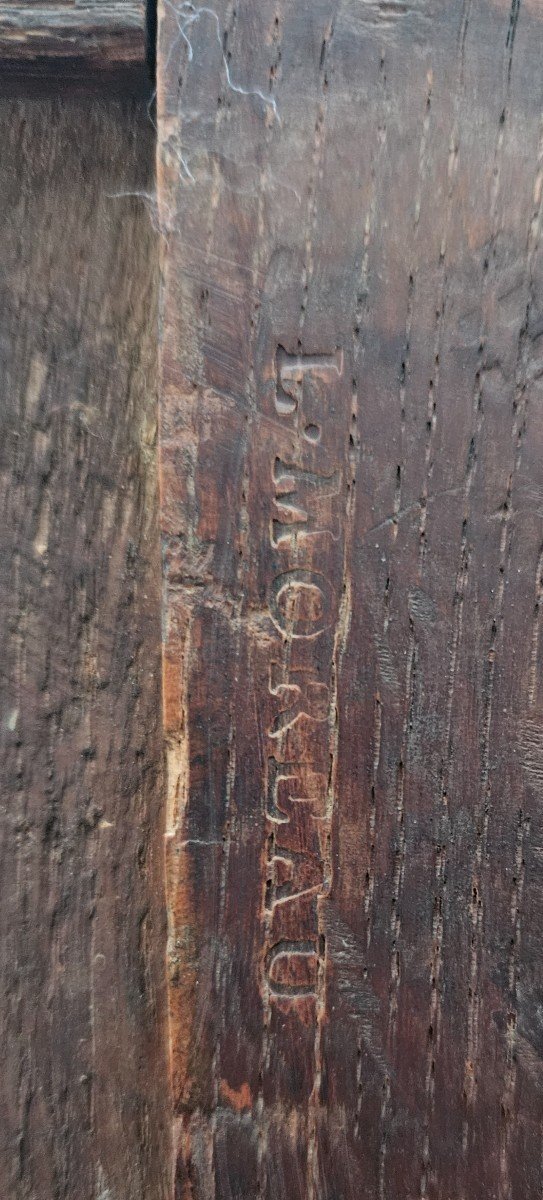 Mahogany Chiffonier Stamped L.moreau Louis XVI Period XVIII Century-photo-7