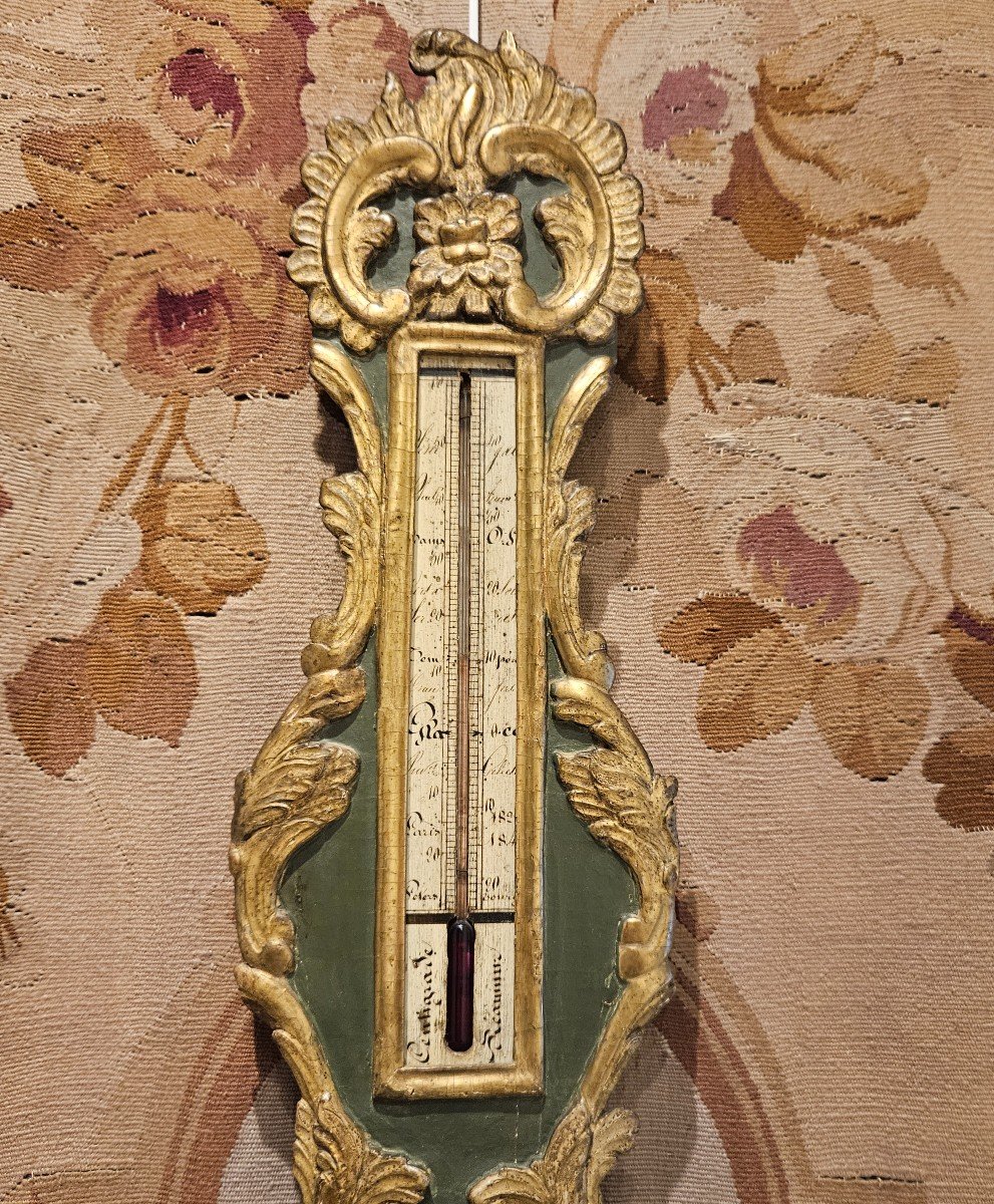 Barometer Thermometer Transition Period Louis XV/louis XVI XVIIIth -photo-3