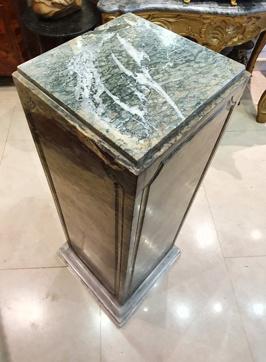 Gaine De Présentation En Marbre d'Epoque Louis XVI XVIII ème-photo-3