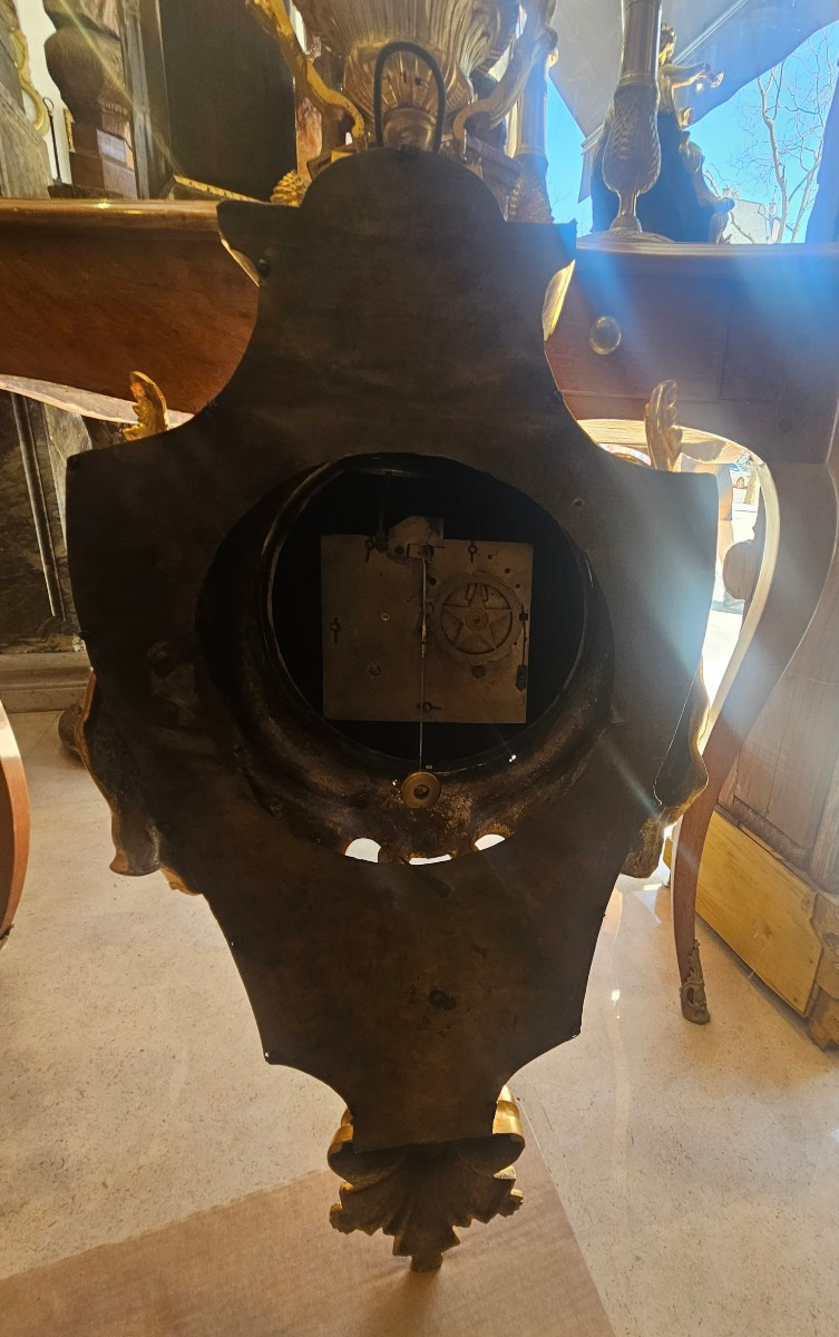Important Gilt Bronze Cartel Louis XVI Period XVIIIth -photo-8