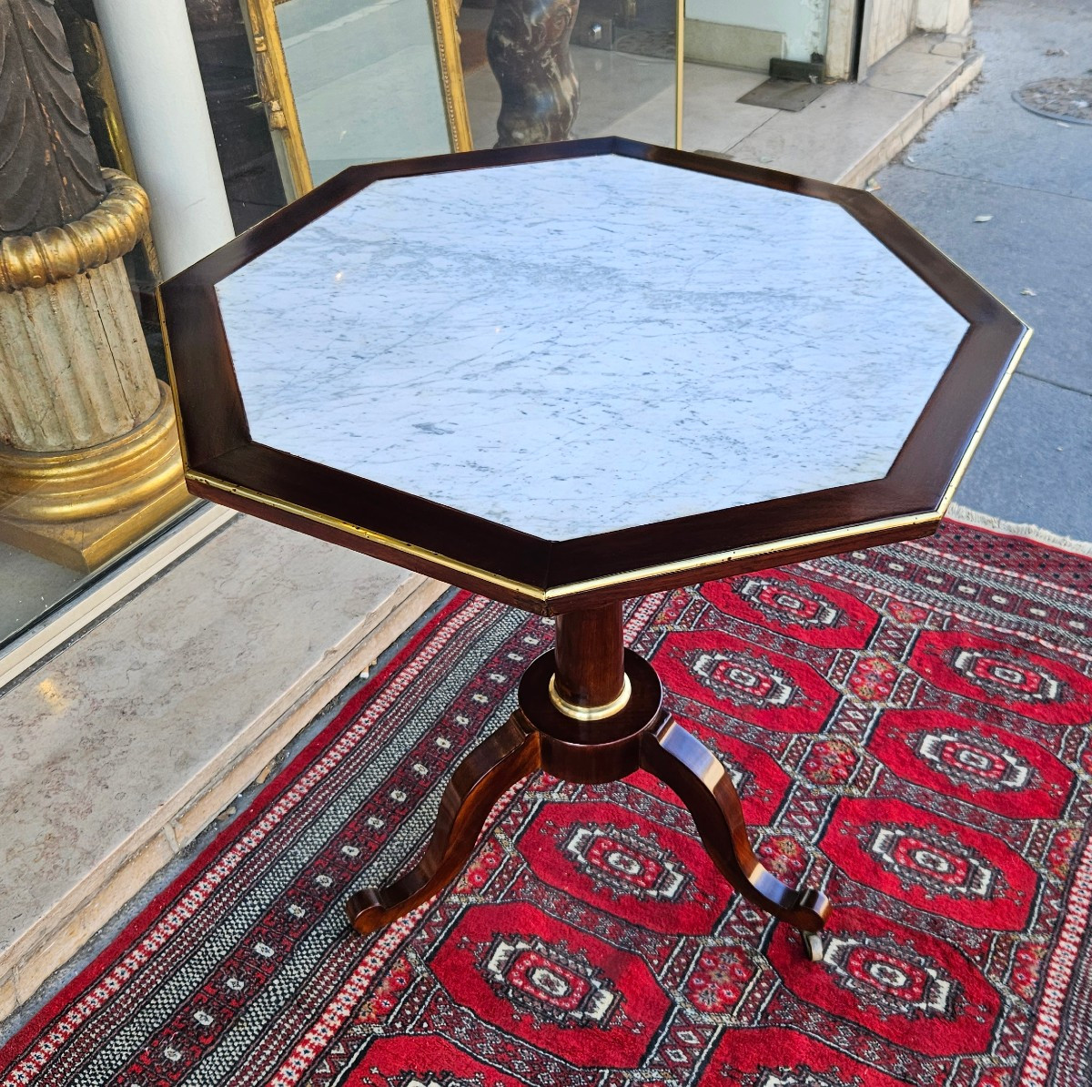 Mahogany Gueridon Stamped B.molitor Directoire Period Late 18th Century -photo-4