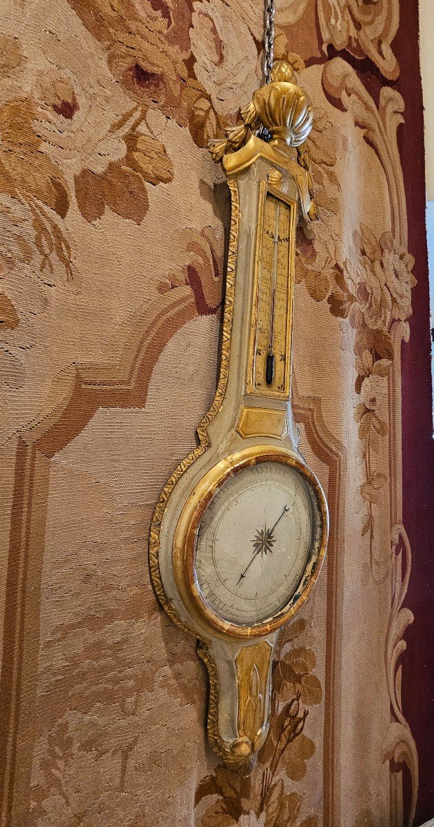 Barometer Thermometer By "carcany Faubourg St Antoine" Louis XVI Period XVIII Th-photo-4