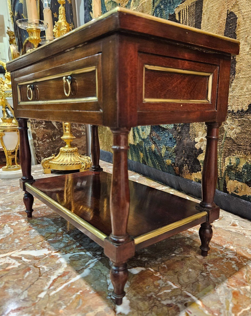 Mahogany Master Console, Early 19th Century-photo-2