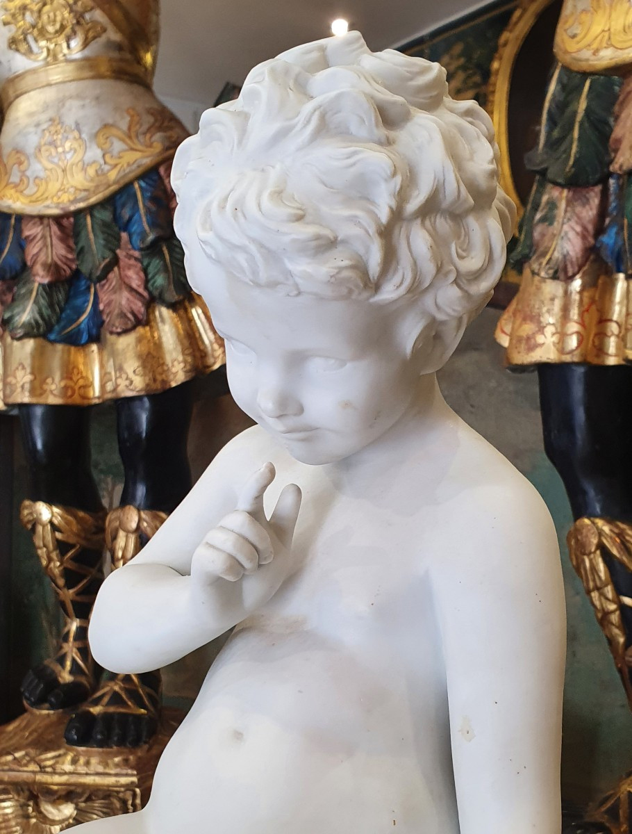 "L'Amour Menaçant" D'Après Falconet Fin XIX ème -photo-4