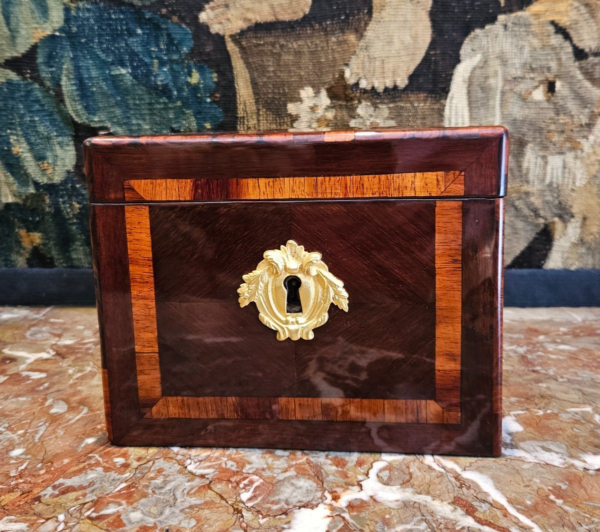 Coffret En Marqueterie XVIII ème-photo-6